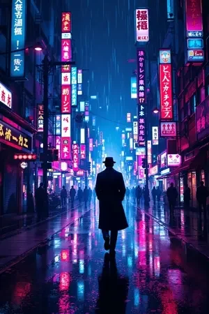 霓虹侦探 电影海报